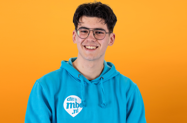 Mbo ambassadeur en student Scalda Ties de Kok